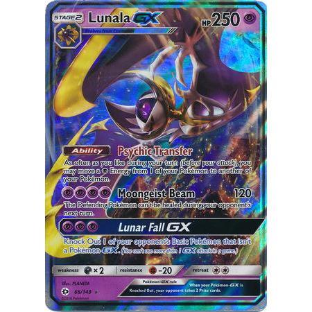 Lunala GX -Single Card-Ultra Rare [66/149]-The Pokémon Company International-Ace Cards &amp; Collectibles