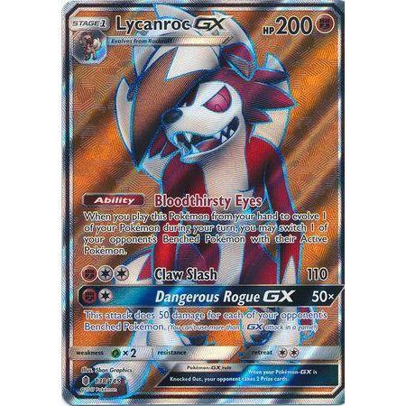 Lycanroc GX -Single Card-Full Art Ultra Rare [138/145]-The Pokémon Company International-Ace Cards &amp; Collectibles