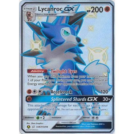 Lycanroc GX -Single Card-Shiny Ultra Rare [SV66/SV94]-The Pokémon Company International-Ace Cards & Collectibles