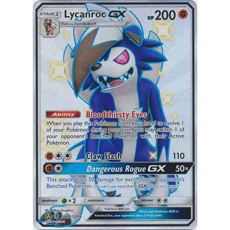 Lycanroc GX -Single Card-Shiny Ultra Rare [SV66/SV94]-The Pokémon Company International-Ace Cards &amp; Collectibles