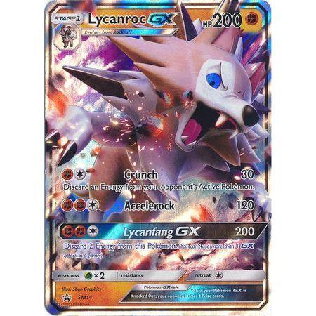 Lycanroc GX -Single Card-Ultra Rare (Promo) [sm14]-The Pokémon Company International-Ace Cards &amp; Collectibles