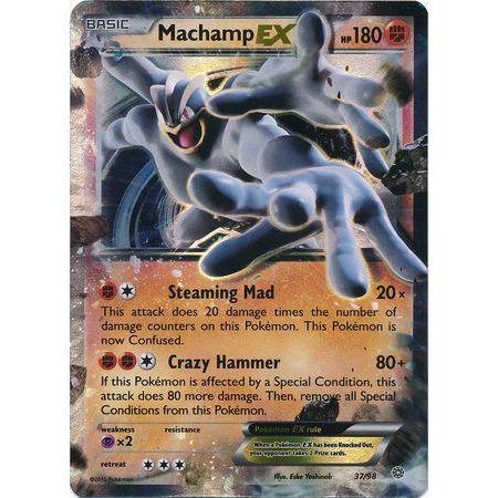 Machamp EX -Single Card-Ultra Rare [37/98]-The Pokémon Company International-Ace Cards &amp; Collectibles