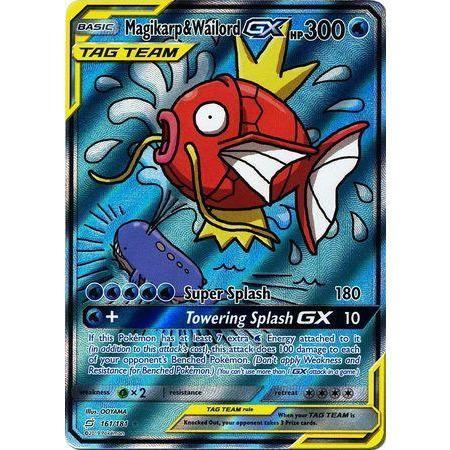 Magikarp & Wailord GX -Single Card-Full Art Ultra Rare [161/181]-The Pokémon Company International-Ace Cards & Collectibles