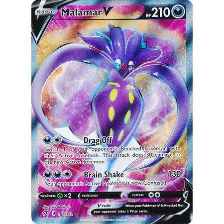Malamar V -Single Card-Full Art Ultra Rare [186/192]-The Pokémon Company International-Ace Cards & Collectibles