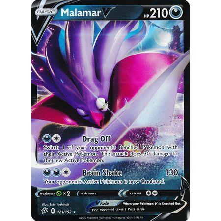 Malamar V -Single Card-Ultra Rare [121/192]-The Pokémon Company International-Ace Cards &amp; Collectibles