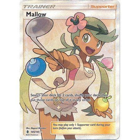 Mallow -Single Card-Full Art Ultra Rare [145/145]-The Pokemon Company International-Ace Cards &amp; Collectibles
