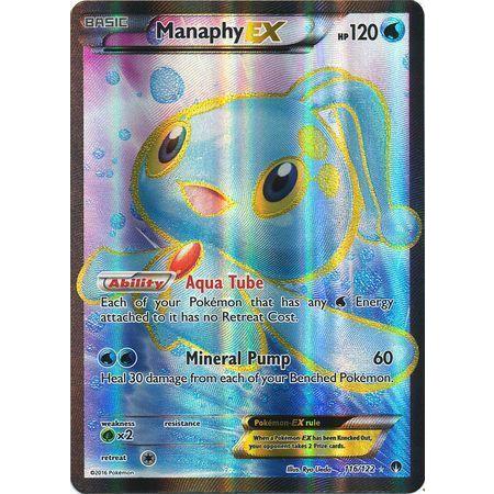 Manaphy EX -Single Card-Full Art Ultra Rare [116/122]-The Pokemon Company International-Ace Cards &amp; Collectibles