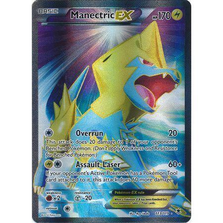 Manectric EX -Single Card-Full Art Ultra Rare [113/119]-The Pokémon Company International-Ace Cards &amp; Collectibles