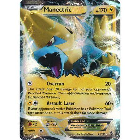 Manectric EX -Single Card-Ultra Rare [23/119]-The Pokémon Company International-Ace Cards &amp; Collectibles
