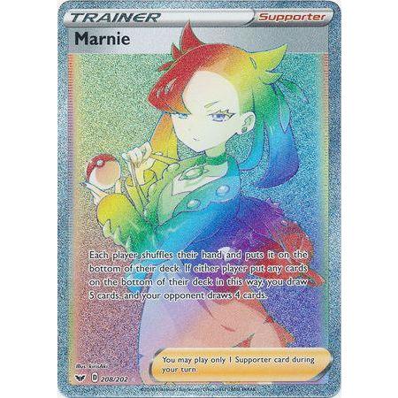 Marnie -Single Card-Full Art Ultra Rare [200/202]-The Pokemon Company International-Ace Cards & Collectibles