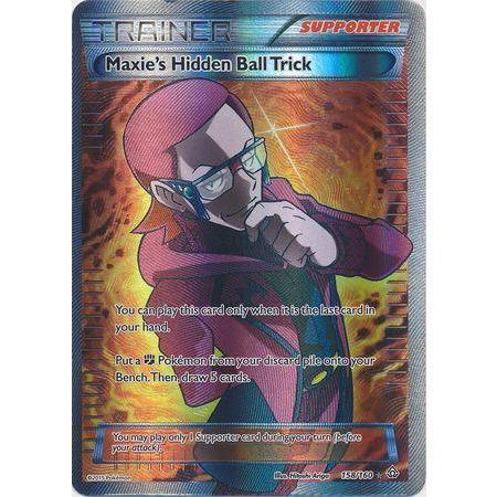 Maxie's Hidden Ball Trick -Single Card-Full Art Ultra Rare [158/160]-The Pokemon Company International-Ace Cards & Collectibles