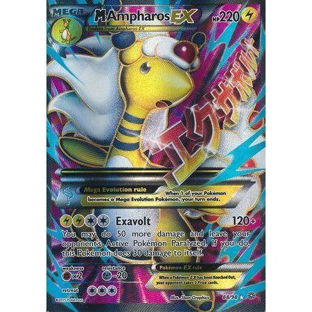Mega Ampharos EX -Single Card-Ultra Rare [28/98]-The Pokemon Company International-Ace Cards & Collectibles