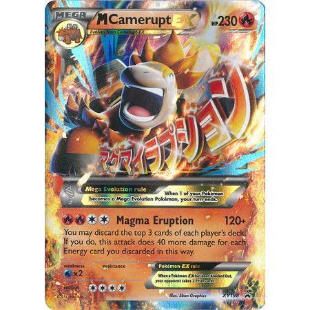 Mega Camerupt EX -Single Card-Ultra Rare (Promo) [XY198]-The Pokémon Company International-Ace Cards &amp; Collectibles
