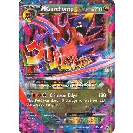 Mega Garchomp EX -Single Card-Ultra Rare (Promo) [XY168]-The Pokémon Company International-Ace Cards &amp; Collectibles