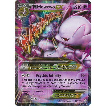 Mega Mewtwo EX -Single Card-Ultra Rare [64/162]-The Pokémon Company International-Ace Cards &amp; Collectibles