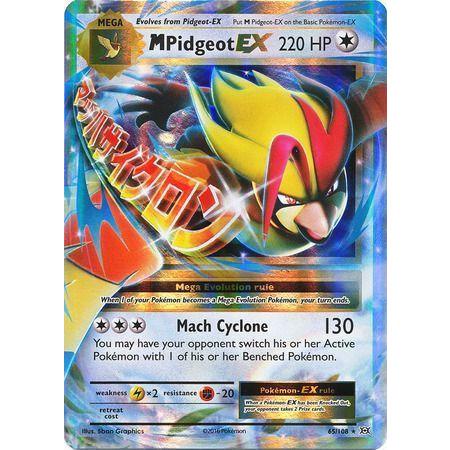 Mega Pidgeot EX -Single Card-Full Art Ultra Rare [105/108]-The Pokémon Company International-Ace Cards & Collectibles