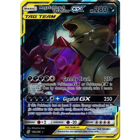Mega Sableye &amp; Tyranitar GX -Single Card-Ultra Rare [126/236]-The Pokémon Company International-Ace Cards &amp; Collectibles