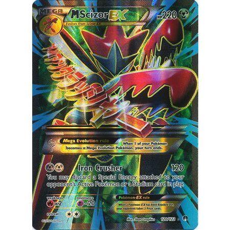 Mega Scizor EX -Single Card-Full Art Ultra Rare [120/122]-The Pokémon Company International-Ace Cards & Collectibles