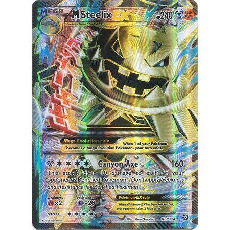 Mega Steelix EX -Single Card-Full Art Ultra Rare [109/114]-The Pokémon Company International-Ace Cards &amp; Collectibles