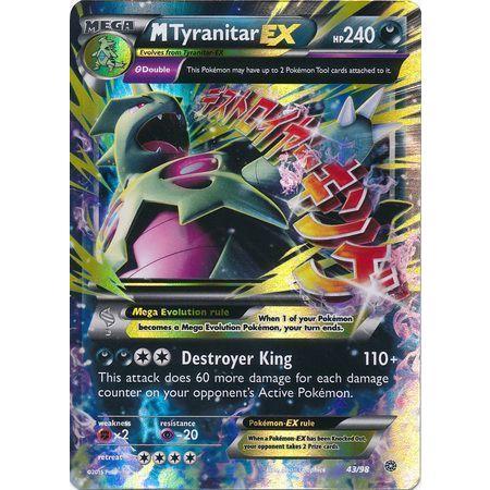 Mega Tyranitar EX -Single Card-Ultra Rare [43/98]-The Pokémon Company International-Ace Cards &amp; Collectibles