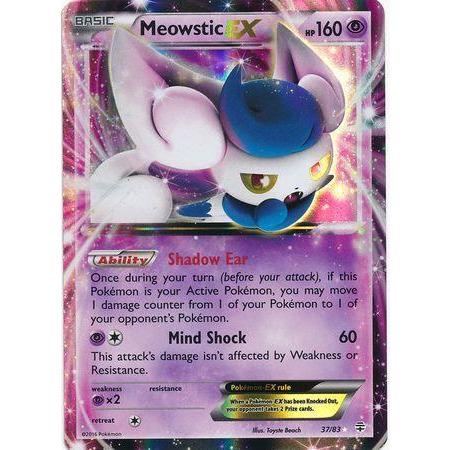 Meowstic EX -Single Card-Ultra Rare [37/83]-The Pokémon Company International-Ace Cards &amp; Collectibles
