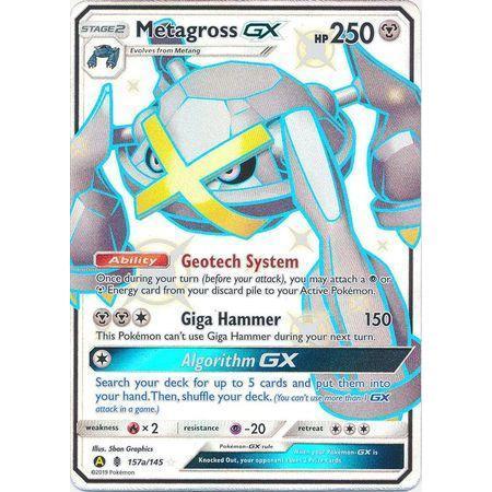 Metagross GX -Single Card-Shiny Ultra Rare (Promo) [157a/145]-The Pokémon Company International-Ace Cards &amp; Collectibles