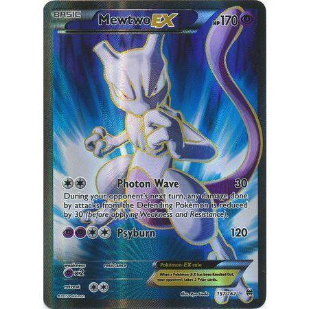 Mewtwo EX -Single Card-Full Art Ultra Rare [157/162]-The Pokémon Company International-Ace Cards &amp; Collectibles