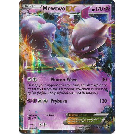 Mewtwo EX -Single Card-Ultra Rare [61/162]-The Pokémon Company International-Ace Cards &amp; Collectibles