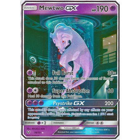 Mewtwo GX -Single Card-Secret Rare [78/73]-The Pokémon Company International-Ace Cards &amp; Collectibles