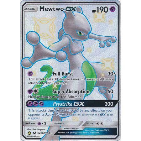 Mewtwo GX -Single Card-Shiny Ultra Rare [SV59/SV94]-The Pokémon Company International-Ace Cards &amp; Collectibles
