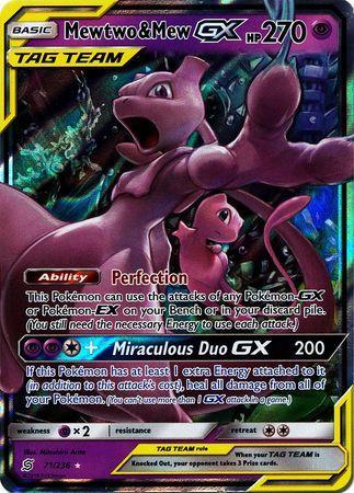 Mewtwo &amp; Mew GX -Single Card-Ultra Rare [71/236]-The Pokémon Company International-Ace Cards &amp; Collectibles