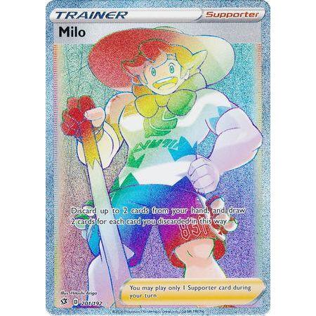Milo -Single Card-Secret Rare [201/192]-The Pokémon Company International-Ace Cards &amp; Collectibles