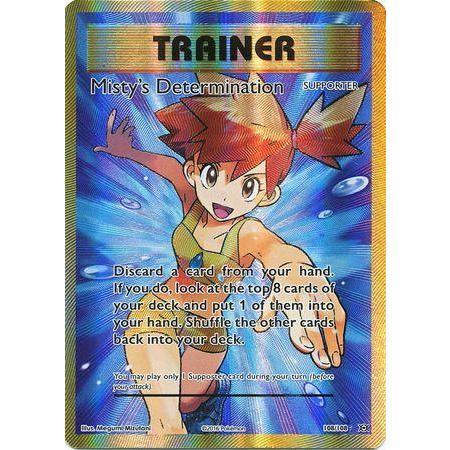 Misty&#39;s Determination -Single Card-Full Art Ultra Rare [108/108]-The Pokémon Company International-Ace Cards &amp; Collectibles