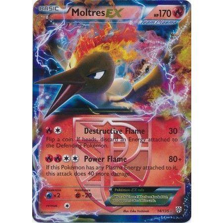 Moltres EX -Single Card-Ultra Rare [14/135]-The Pokémon Company International-Ace Cards &amp; Collectibles