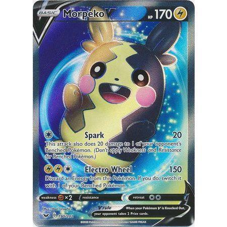 Morpeko V -Single Card-Full Art Ultra Rare [190/202]-The Pokémon Company International-Ace Cards &amp; Collectibles