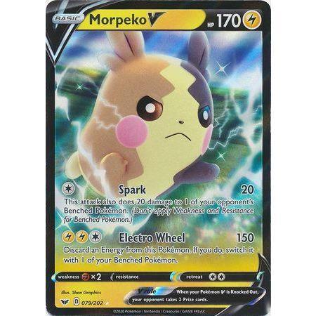 Morpeko V -Single Card-Ultra Rare [79/202]-The Pokémon Company International-Ace Cards & Collectibles