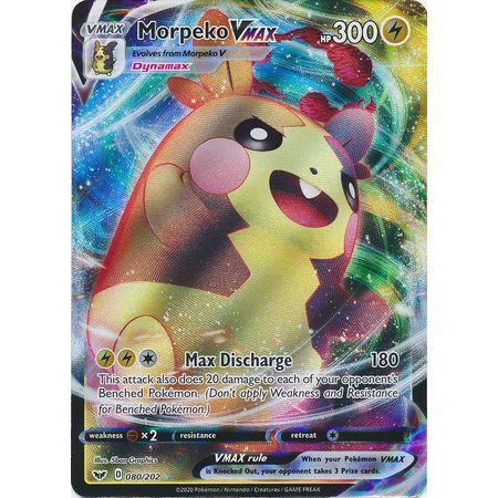 Morpeko VMAX -Single Card-Ultra Rare [80/202]-The Pokémon Company International-Ace Cards & Collectibles
