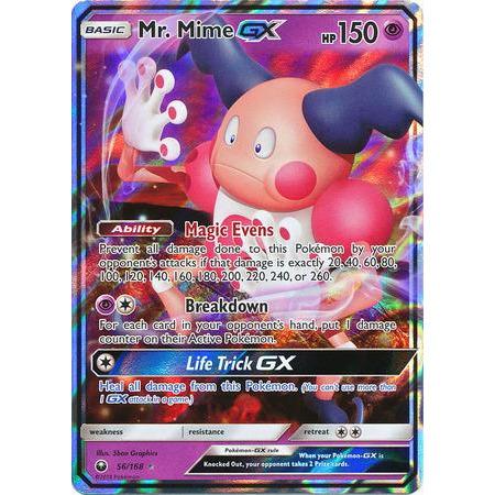 Mr. Mime GX -Single Card-Ultra Rare [56/168]-The Pokémon Company International-Ace Cards &amp; Collectibles
