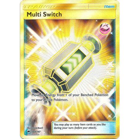 Multi Switch -Single Card-Secret Rare [164/147]-The Pokémon Company International-Ace Cards &amp; Collectibles
