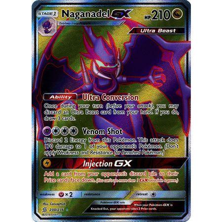 Naganadel GX -Single Card-Full Art Ultra Rare [230/236]-The Pokémon Company International-Ace Cards &amp; Collectibles