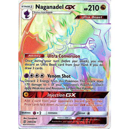 Naganadel GX -Single Card-Hyper Rare [249/236]-The Pokémon Company International-Ace Cards &amp; Collectibles