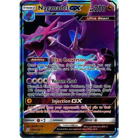 Naganadel GX -Single Card-Ultra Rare [160/236]-The Pokémon Company International-Ace Cards &amp; Collectibles