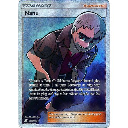 Nanu -Single Card-Full Art Ultra Rare [179/181]-The Pokémon Company International-Ace Cards &amp; Collectibles