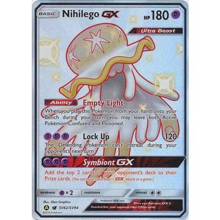 Nihilego GX -Single Card-Shiny Ultra Rare [SV62/SV94]-The Pokémon Company International-Ace Cards &amp; Collectibles