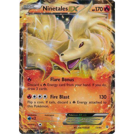 Ninetales EX -Single Card-Ultra Rare [13/83]-The Pokémon Company International-Ace Cards &amp; Collectibles