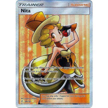 Nita -Single Card-Full Art Ultra Rare [180/181]-The Pokémon Company International-Ace Cards &amp; Collectibles