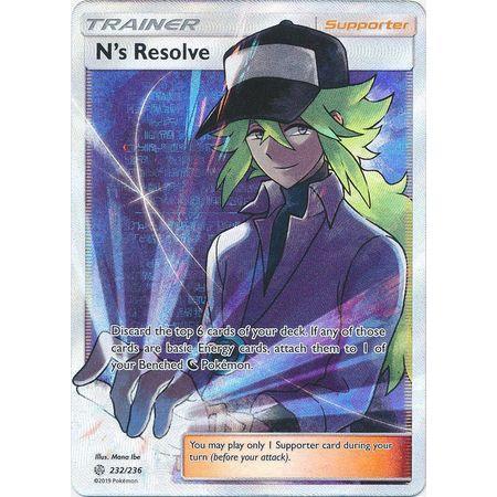 N&#39;s Resolve -Single Card-Full Art Ultra Rare [232/236]-The Pokémon Company International-Ace Cards &amp; Collectibles