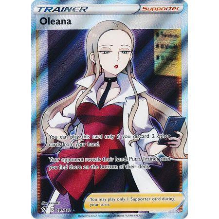 Oleana -Single Card-Full Art Ultra Rare [191/192]-The Pokémon Company International-Ace Cards & Collectibles