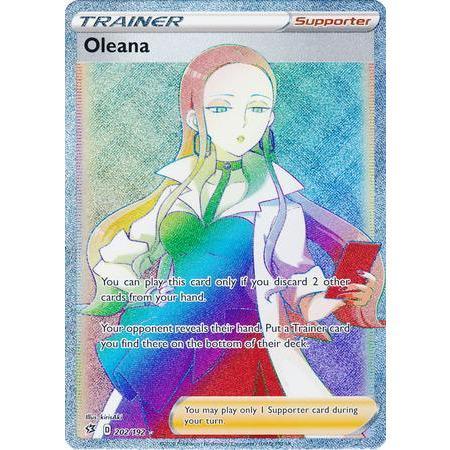 Oleana -Single Card-Full Art Ultra Rare [191/192]-The Pokémon Company International-Ace Cards & Collectibles