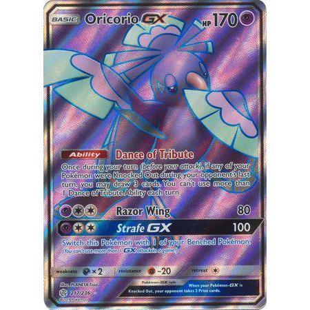 Oricorio GX -Single Card-Full Art Ultra Rare [217/236]-The Pokémon Company International-Ace Cards &amp; Collectibles